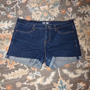 Old Navy semi fitted denim shorts womans 12